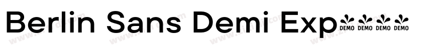 Berlin Sans Demi Exp字体转换